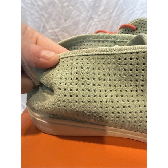 Vans Rhea Square Perf Suede Gossamer Green Casual Sneakers Women's 9.5 - Picture 9 of 15